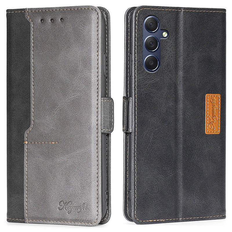 For Samsung Galaxy M54 5G F54 5G Wallet Case Flip Stand Contrast Color TPU PU Leather Phone Cover For Samsung Galaxy M54 5G F54 5G Wallet Case Flip Stand Contrast Color TPU PU Leather Phone Cover